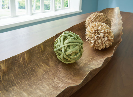 Wystenburg - Tray - Antique Gold Finish