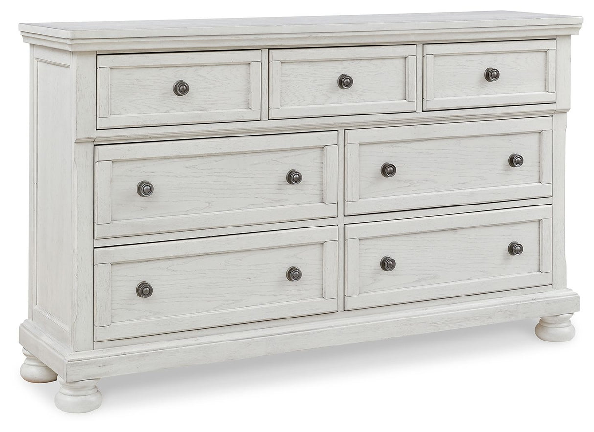 Robbinsdale - Dresser, Mirror - Antique White