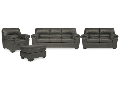 Furniture City Houma - Ashley Furniture - Bladen Sofa, Loveseat, Chair and Ottoman - Sofa, Loveseat, Chair and Ottoman - 12021U5