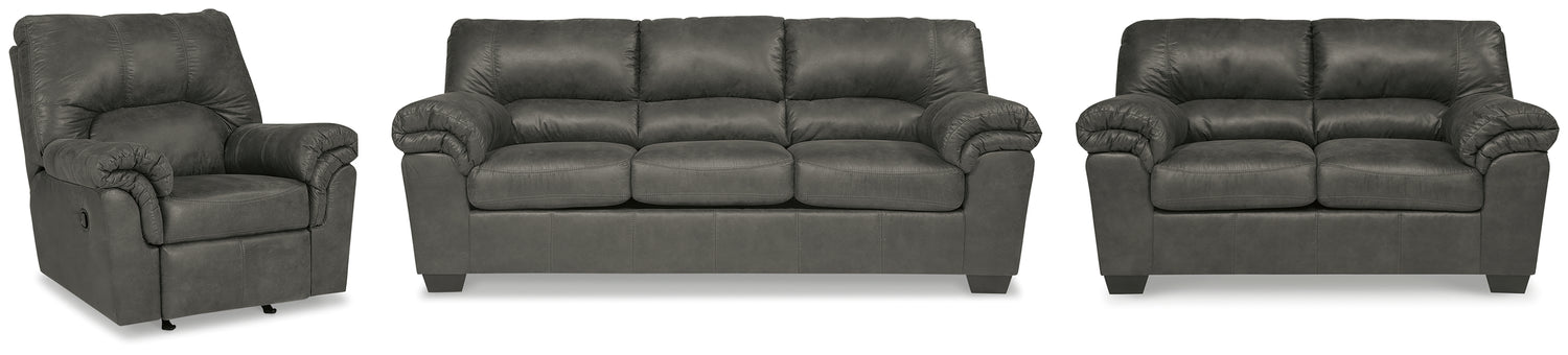 Furniture City Houma - Ashley Furniture - Bladen Sofa, Loveseat and Recliner - Sofa, Loveseat and Recliner - 12021U6