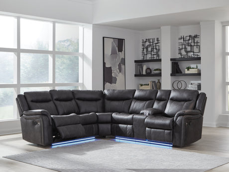 Furniture City Houma - Ashley Furniture - Sultan Meadow 2-Piece Reclining Sectional - 2-Piece Reclining Sectional - PC13001S1