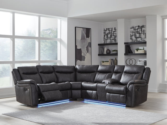 Furniture City Houma - Ashley Furniture - Sultan Meadow 2-Piece Reclining Sectional - 2-Piece Reclining Sectional - PC13001S1