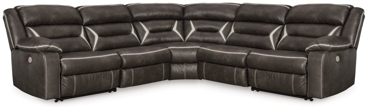 Furniture City Houma - Ashley Furniture - Kincord 5-Piece Power Reclining Sectional - 5-Piece Power Reclining Sectional - 13104S6