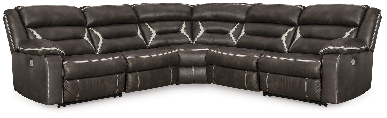 Furniture City Houma - Ashley Furniture - Kincord 5-Piece Power Reclining Sectional - 5-Piece Power Reclining Sectional - 13104S6