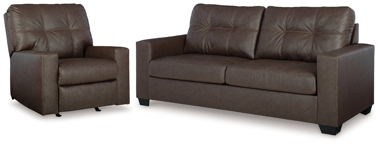 Furniture City Houma - Ashley Furniture - Barlin Mills Sofa and Recliner - Sofa and Recliner - 17003U3