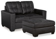 Furniture City Houma - Ashley Furniture - Barlin Mills Loveseat and Oversized Ottoman - Loveseat and Oversized Ottoman - 17004U3