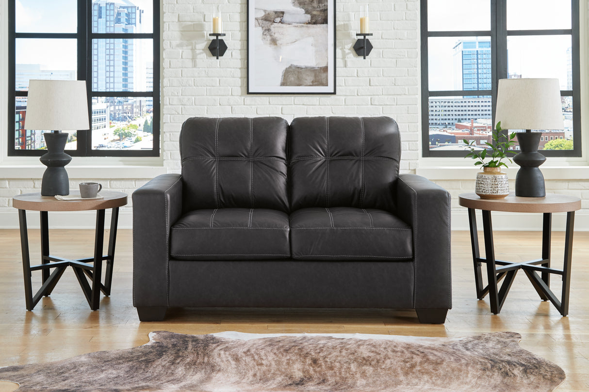 Furniture City Houma - Ashley Furniture - Barlin Mills Loveseat - Loveseat / Carbon - 1700435
