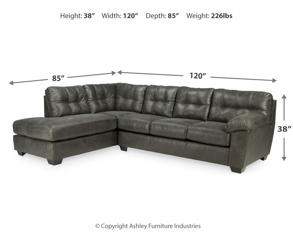 Fallston 2-Piece Sectional with Chaise