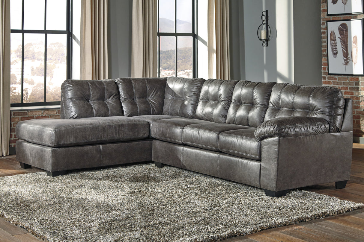 Furniture City Houma - Ashley Furniture - Fallston 2-Piece Sectional with Chaise - RAF 2-Piece Sectional with Chaise - 17221S1