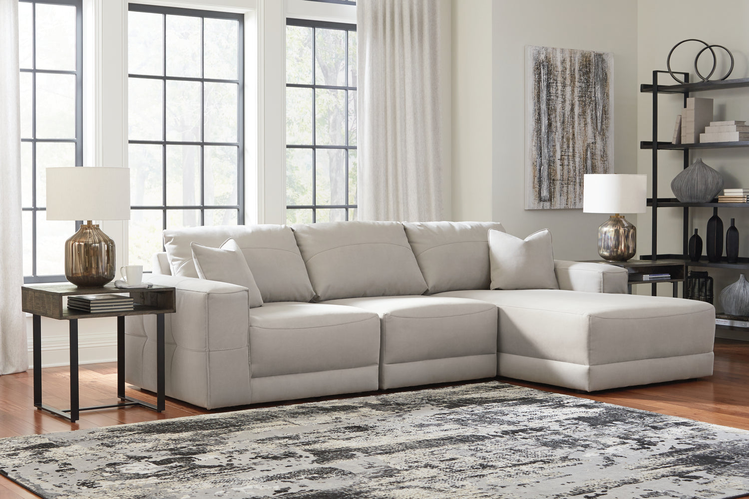 Furniture City Houma - Ashley Furniture - Next-Gen Gaucho 3-Piece Sectional Sofa with Chaise - RAF 3-Piece Sectional Sofa with Chaise - 18304S2
