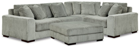 Furniture City Houma - Ashley Furniture - Lindyn 4-Piece Sectional and Ottoman - 4-Piece Sectional and Ottoman - 21105U7