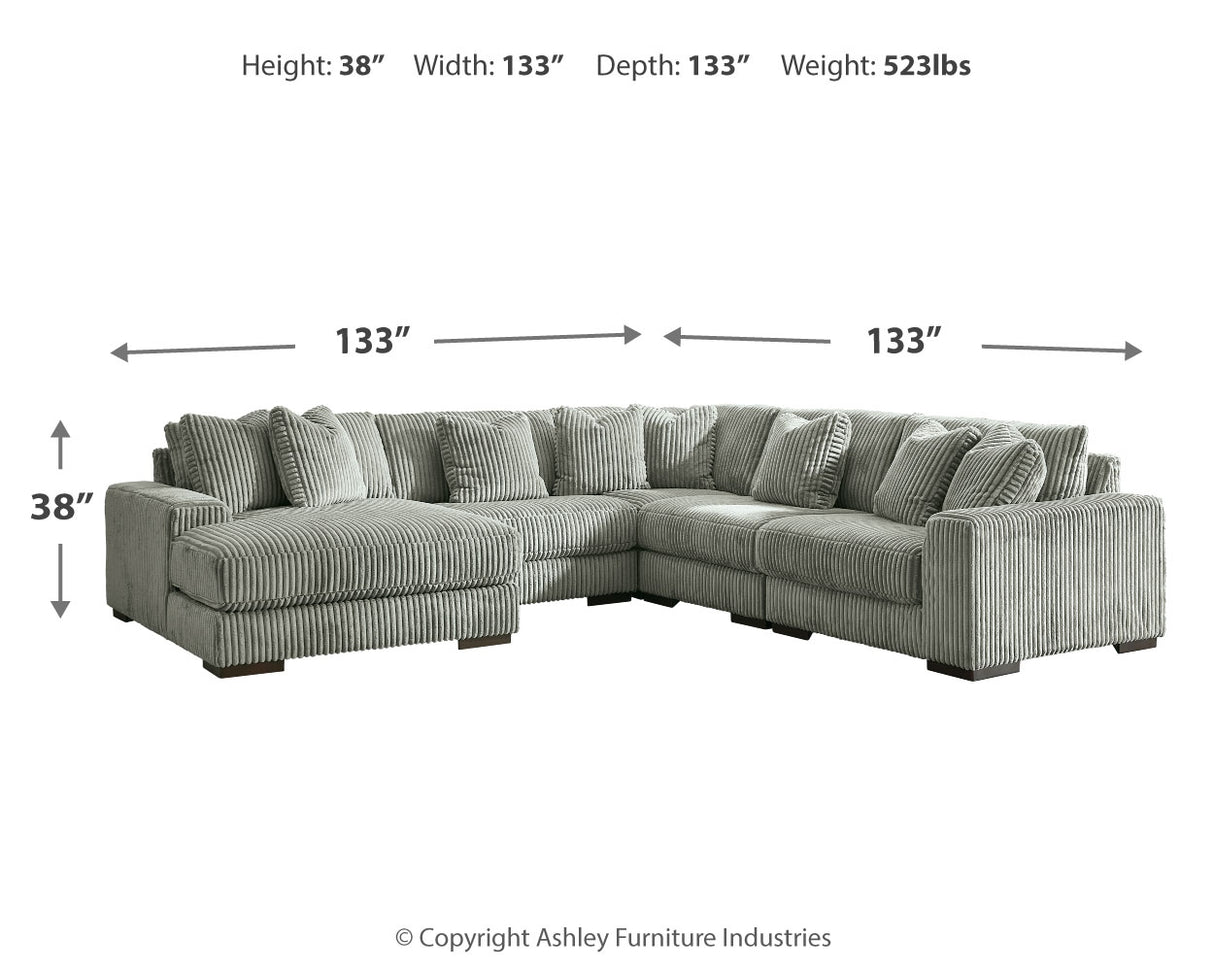 Lindyn 5-Piece Sectional with Chaise