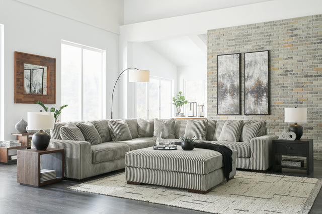 Furniture City Houma - Ashley Furniture - Lindyn 5-Piece Sectional and Ottoman - 5-Piece Sectional and Ottoman - 21105U2