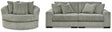 Furniture City Houma - Ashley Furniture - Lindyn 2-Piece Sectional Sofa and Oversized Swivel Accent Chair - 2-Piece Sectional Sofa and Oversized Swivel Accent Chair - 21105U3