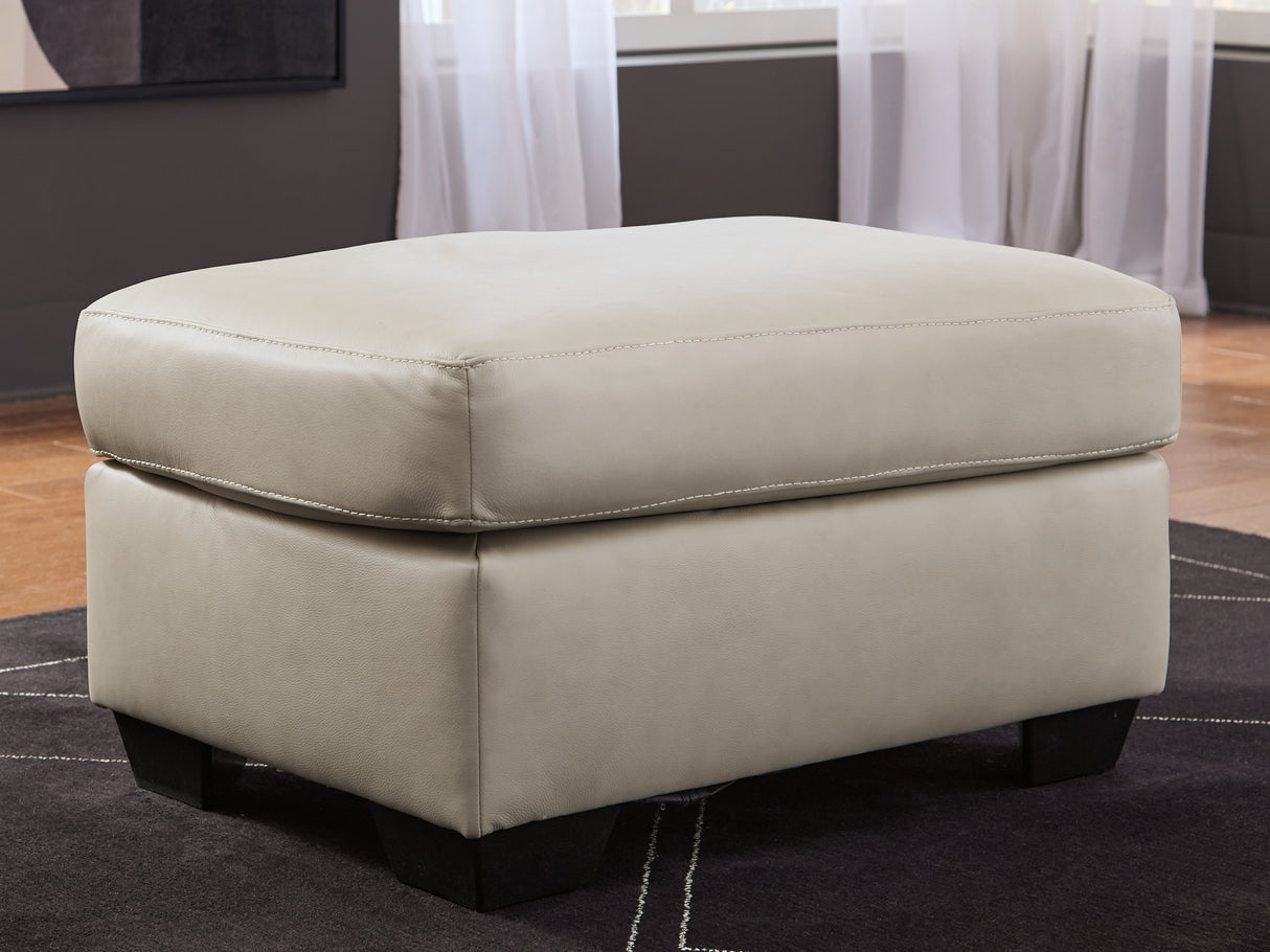 Furniture City Houma - Ashley Furniture - Santorine Ottoman - Ottoman / Bone - 2170814