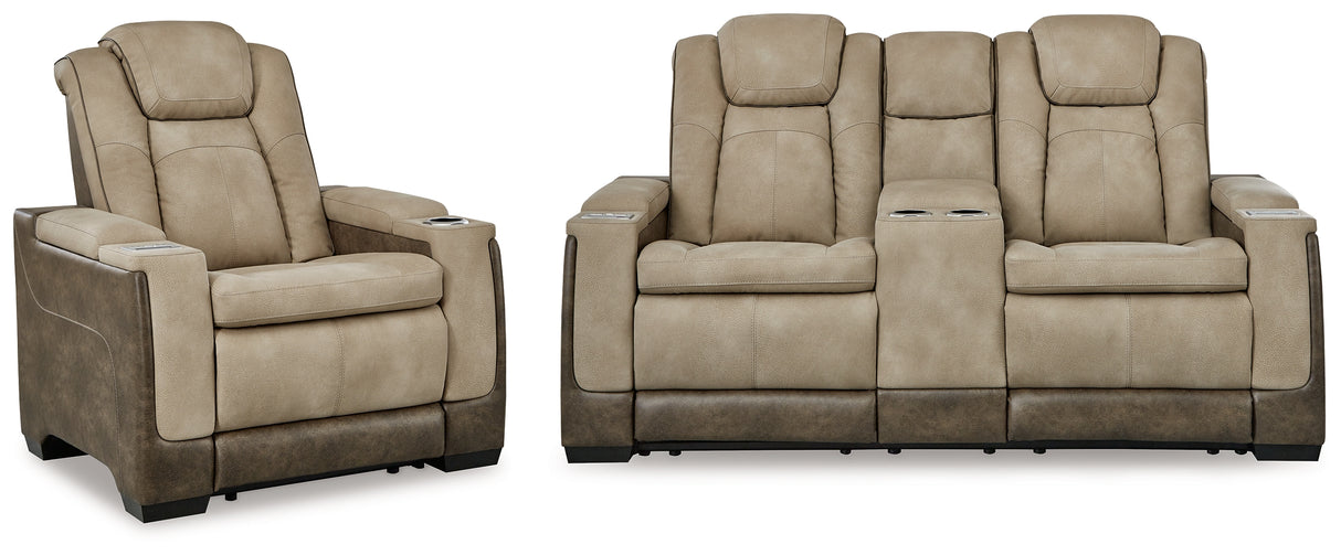 Furniture City Houma - Ashley Furniture - Next-Gen DuraPella Power Reclining Loveseat and Power Recliner - Power Reclining Loveseat and Power Recliner - 22003U3