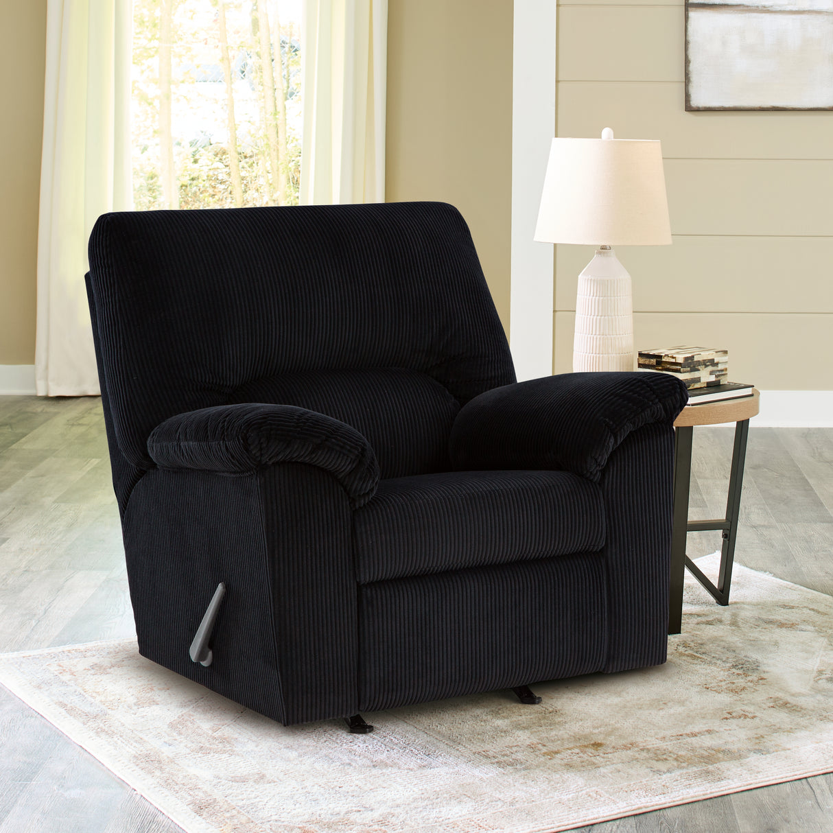 Furniture City Houma - Ashley Furniture - SimpleJoy Recliner - Rocker Recliner / Onyx - 2420425