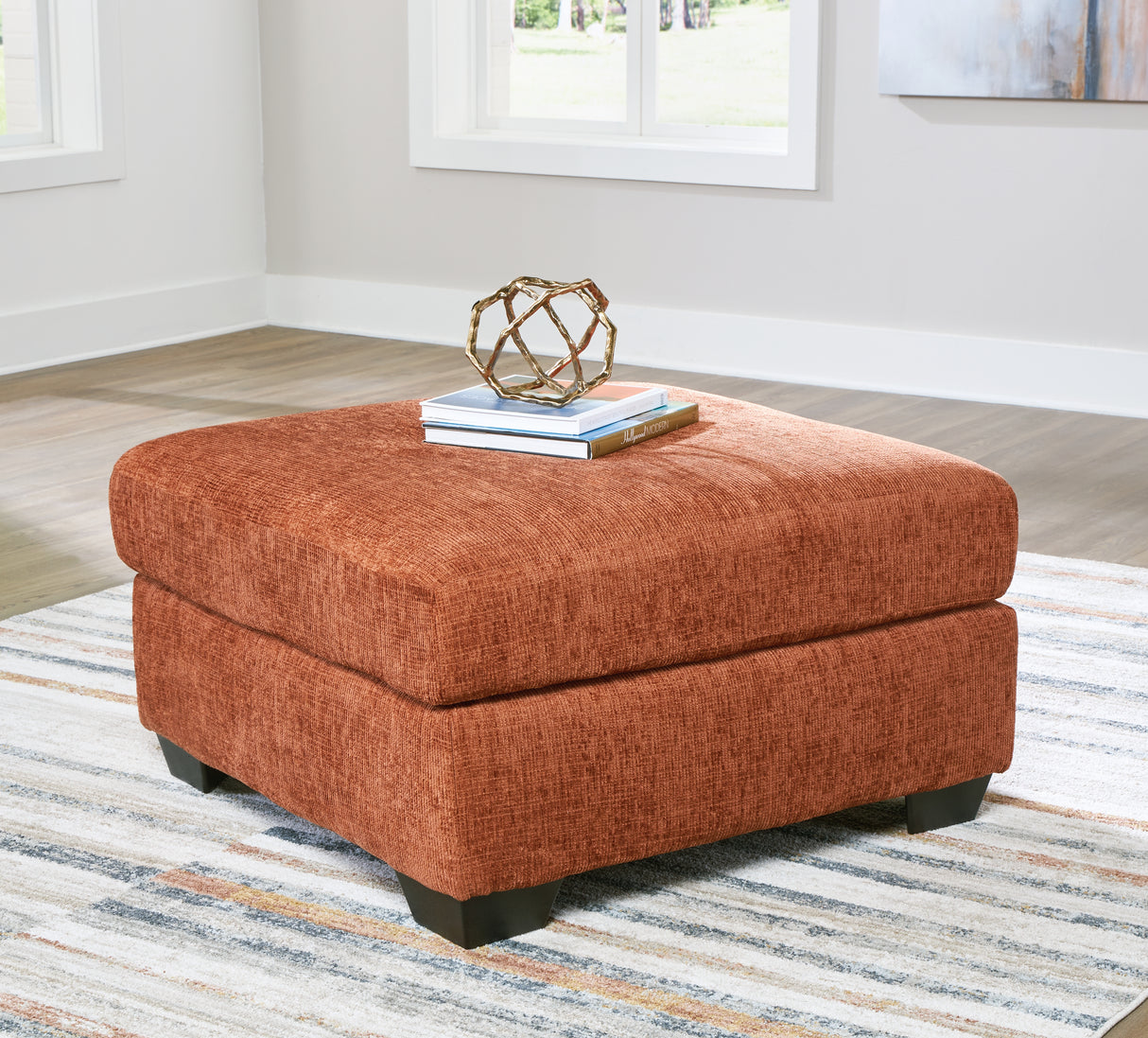 Furniture City Houma - Ashley Furniture - Aviemore Oversized Accent Ottoman - Oversized Accent Ottoman / Spice - 2430408