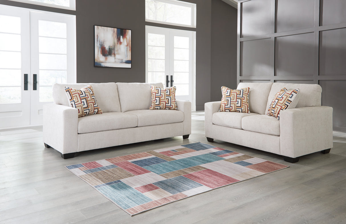 Furniture City Houma - Ashley Furniture - Aviemore Sofa and Loveseat - Sofa and Loveseat / Stone - 24305U2