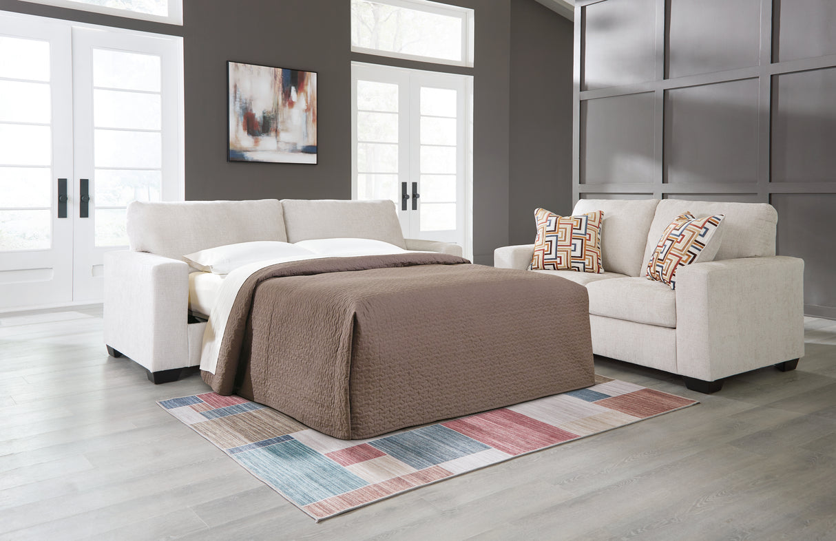 Furniture City Houma - Ashley Furniture - Aviemore Queen Sofa Sleeper - Queen Sofa Sleeper / Stone - 2430539