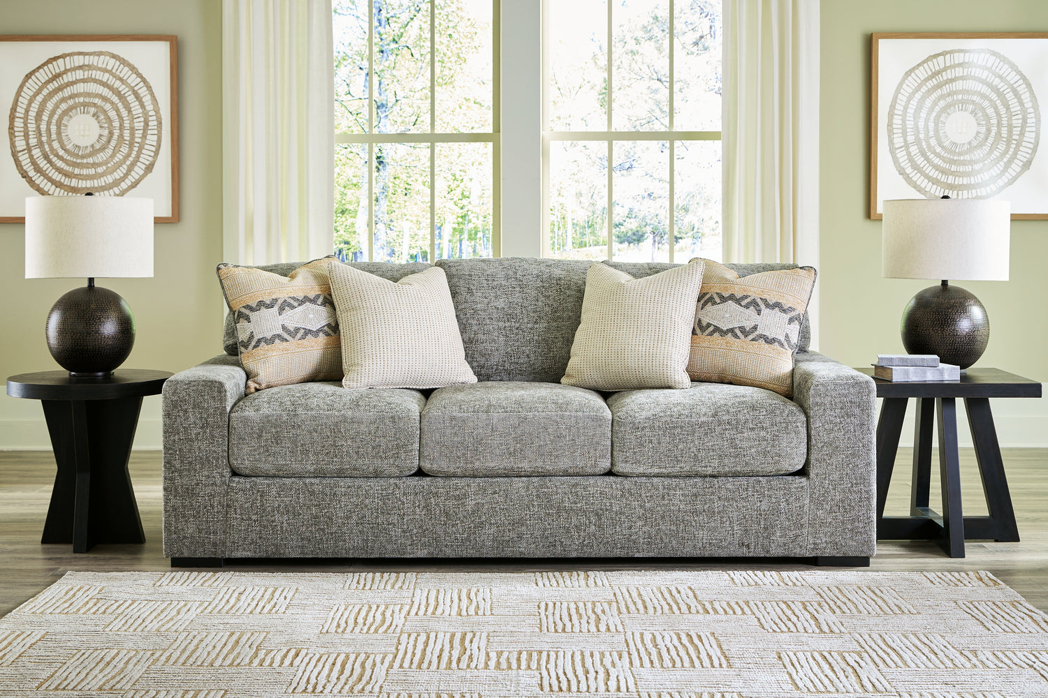 Dunmor Sofa, Loveseat, Oversized Chair and Ottoman