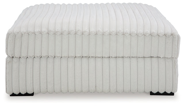 Furniture City Houma - Ashley Furniture - Stupendous 4-Piece Sectional and Oversized Accent Ottoman - 4-Piece Sectional and Oversized Accent Ottoman / Alloy - 25903U3