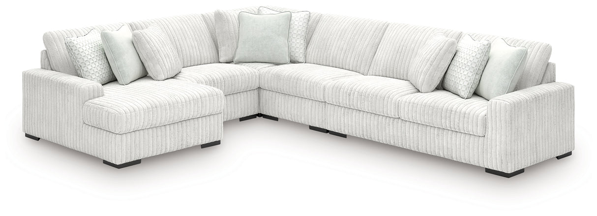 Stupendous 5-Piece Sectional with Chaise