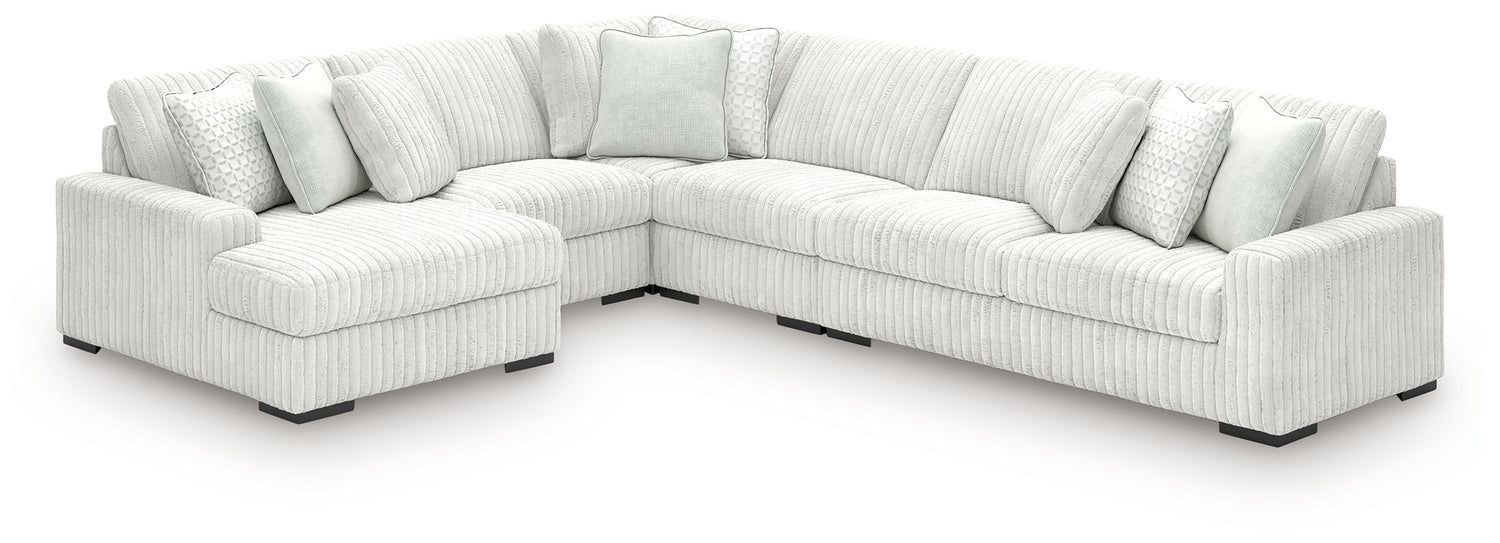 Stupendous 5-Piece Sectional with Chaise