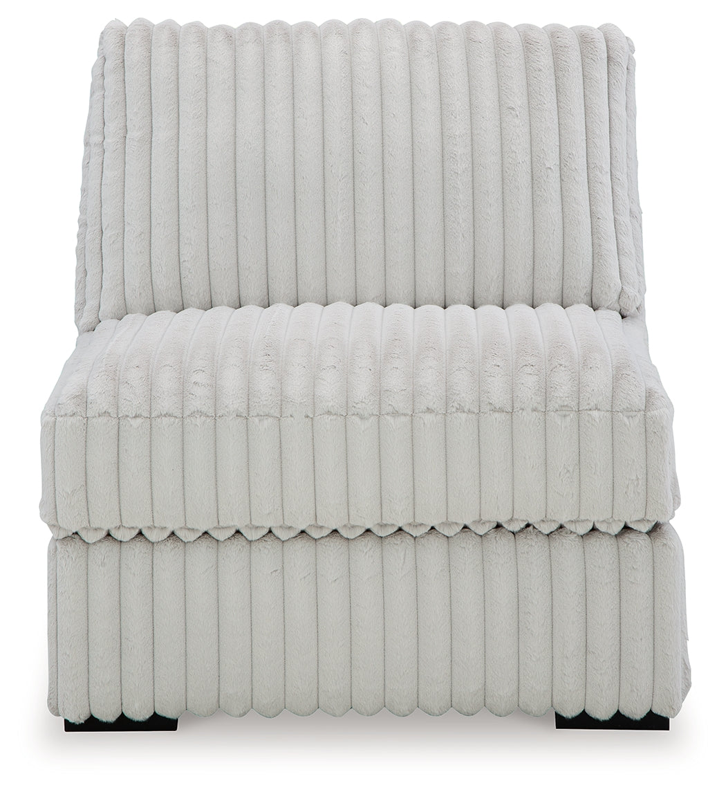 Stupendous 4-Piece Sectional and Oversized Accent Ottoman