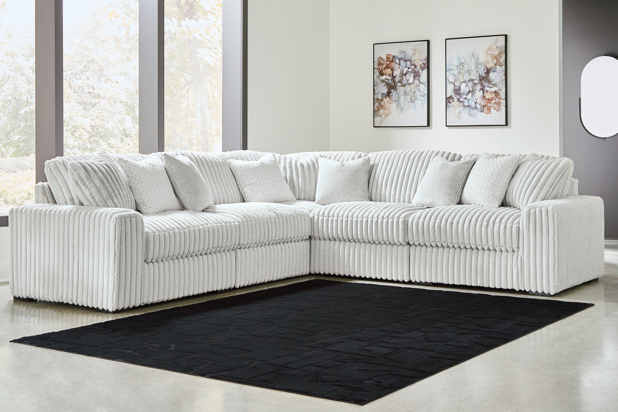 Furniture City Houma - Ashley Furniture - Stupendous 5-Piece Sectional - RAF 5-Piece Sectional / Alloy - 25903S24