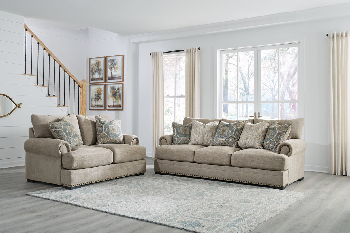 Galemore Sofa, Loveseat, Oversized Chair and Ottoman