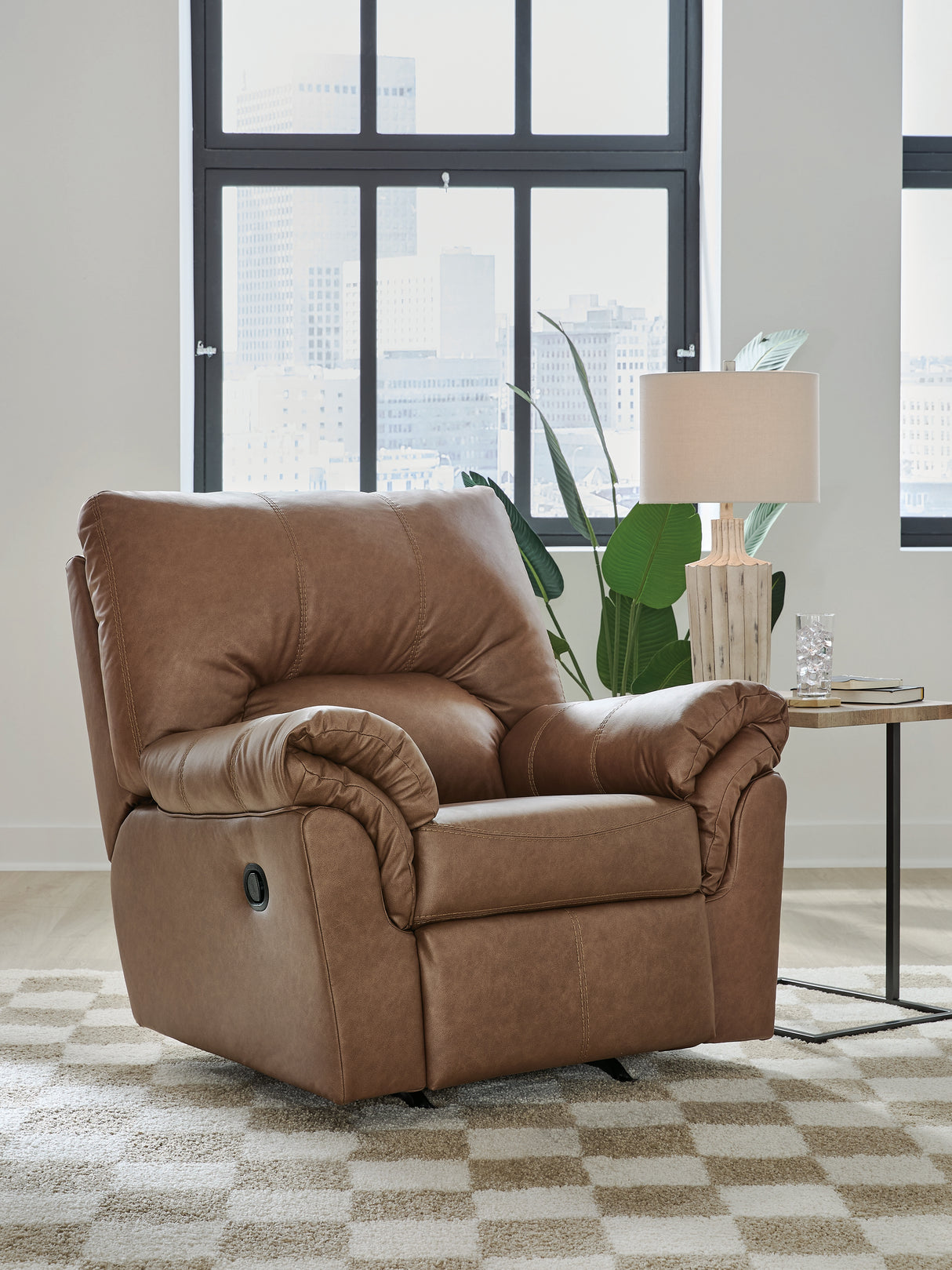 Furniture City Houma - Ashley Furniture - WillowBend Recliner - Rocker Recliner / Caramel - PC2770425