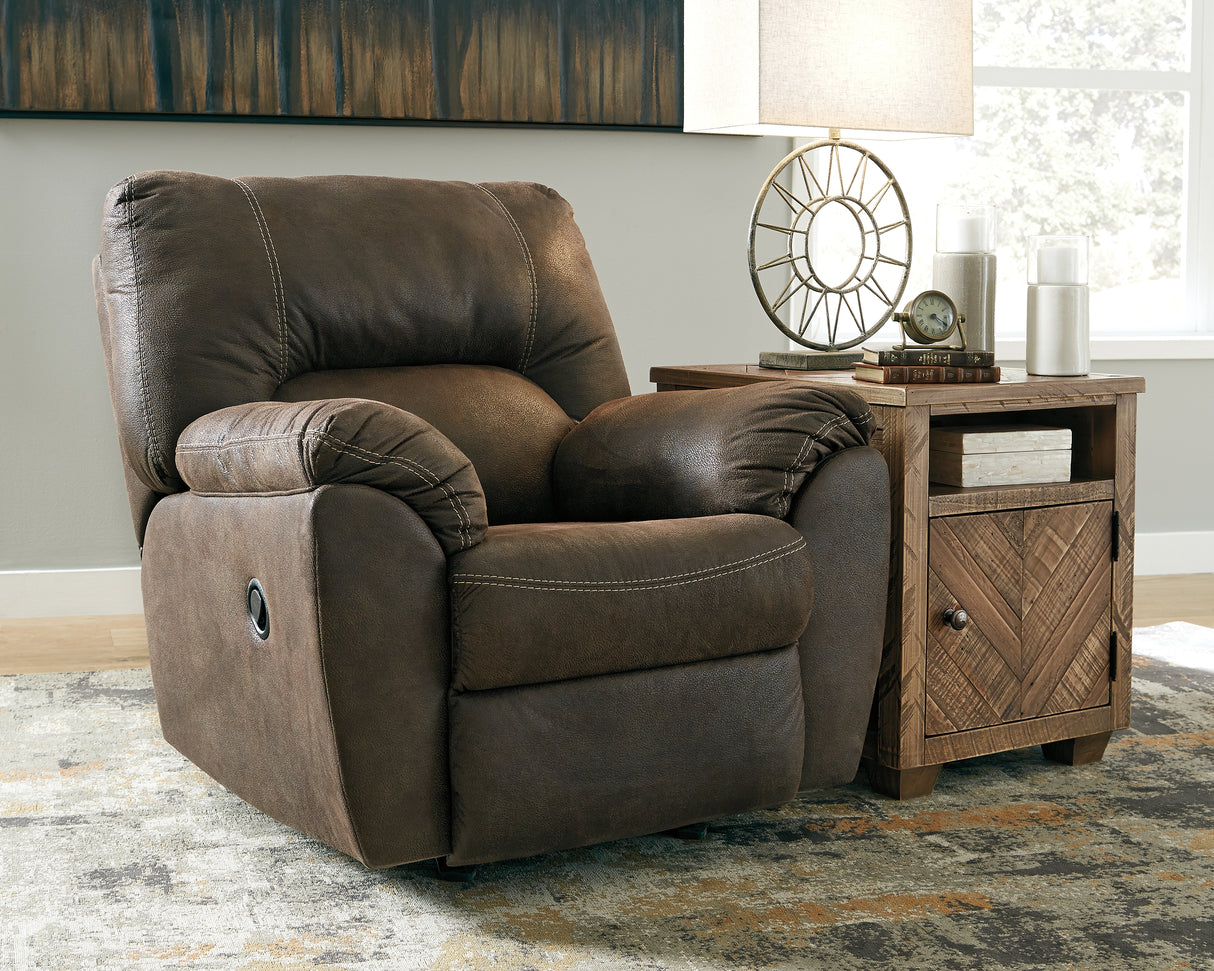 Furniture City Houma - Ashley Furniture - Tambo Recliner - Rocker Recliner / Canyon - 2780225