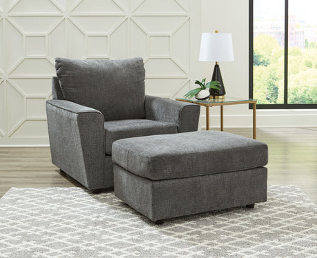 Furniture City Houma - Ashley Furniture - Stairatt Chair and Ottoman - Chair and Ottoman - 28502U2