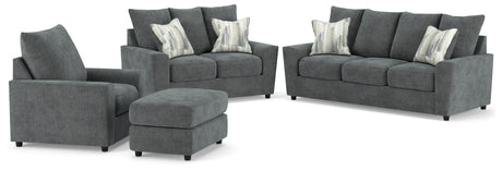 Furniture City Houma - Ashley Furniture - Stairatt Sofa, Loveseat, Chair and Ottoman - Sofa, Loveseat, Chair and Ottoman - 28502U4