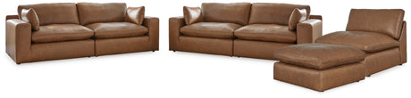 Furniture City Houma - Ashley Furniture - Emilia 3-Piece Sectional Sofa, 2-Piece Sectional Loveseat and Ottoman - 3-Piece Sectional Sofa, 2-Piece Sectional Loveseat and Ottoman - 30901U3