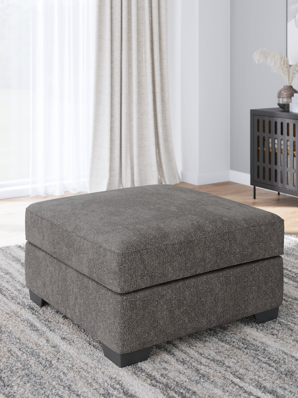 Furniture City Houma - Ashley Furniture - Olten Oversized Accent Ottoman - Oversized Accent Ottoman / Graphite - 3130508