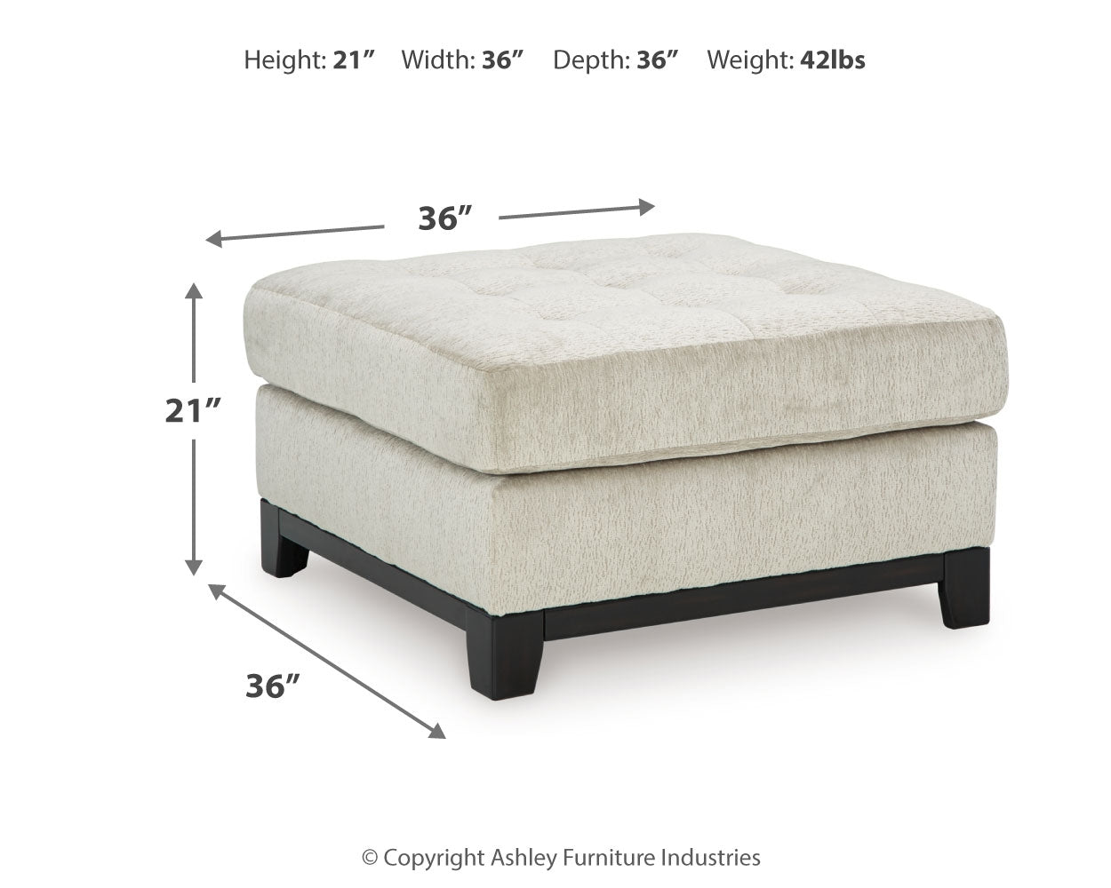 Maxon Place Oversized Accent Ottoman