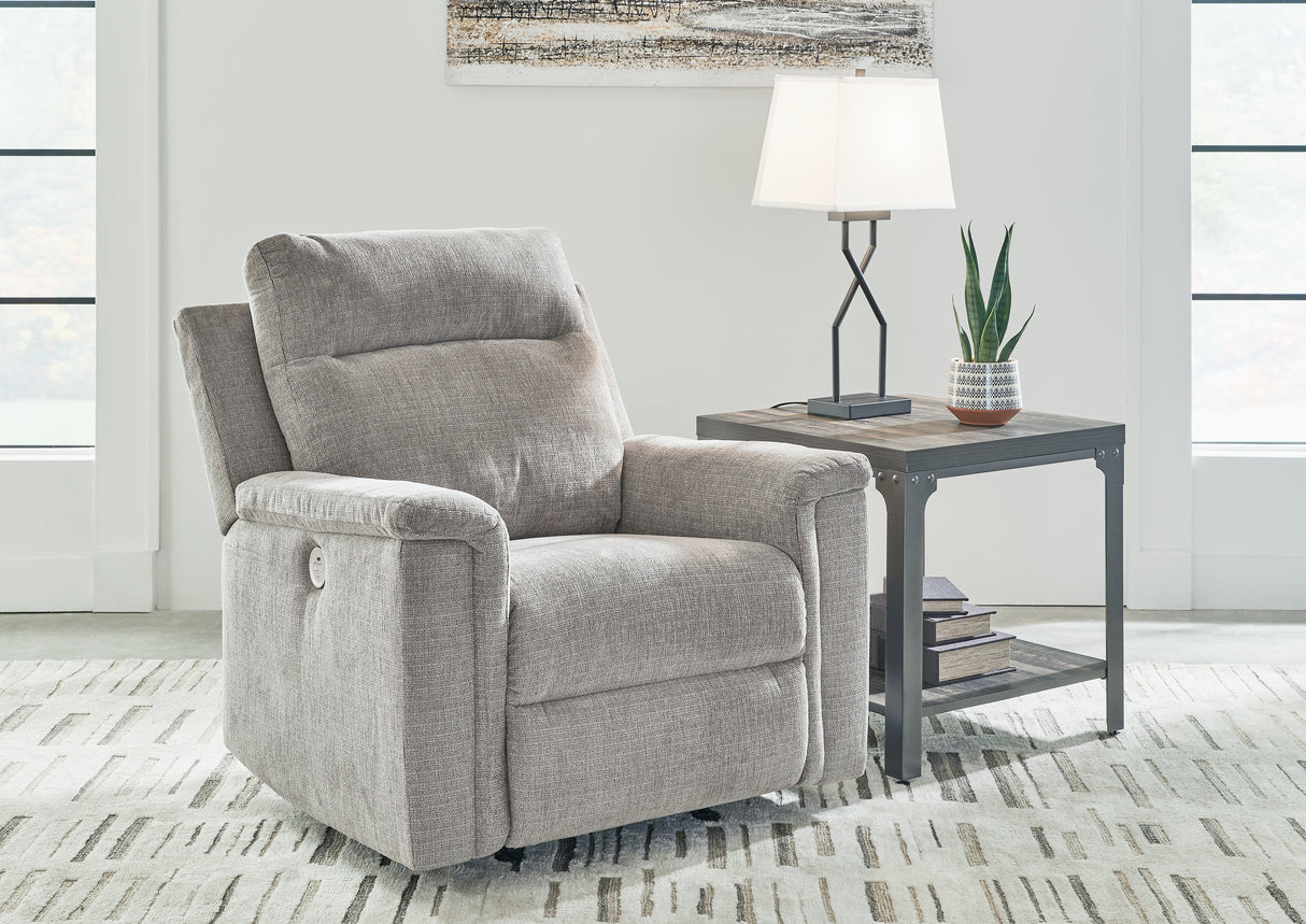 Furniture City Houma - Ashley Furniture - Barnsana Power Recliner - Power Rocker Recliner - 3320198