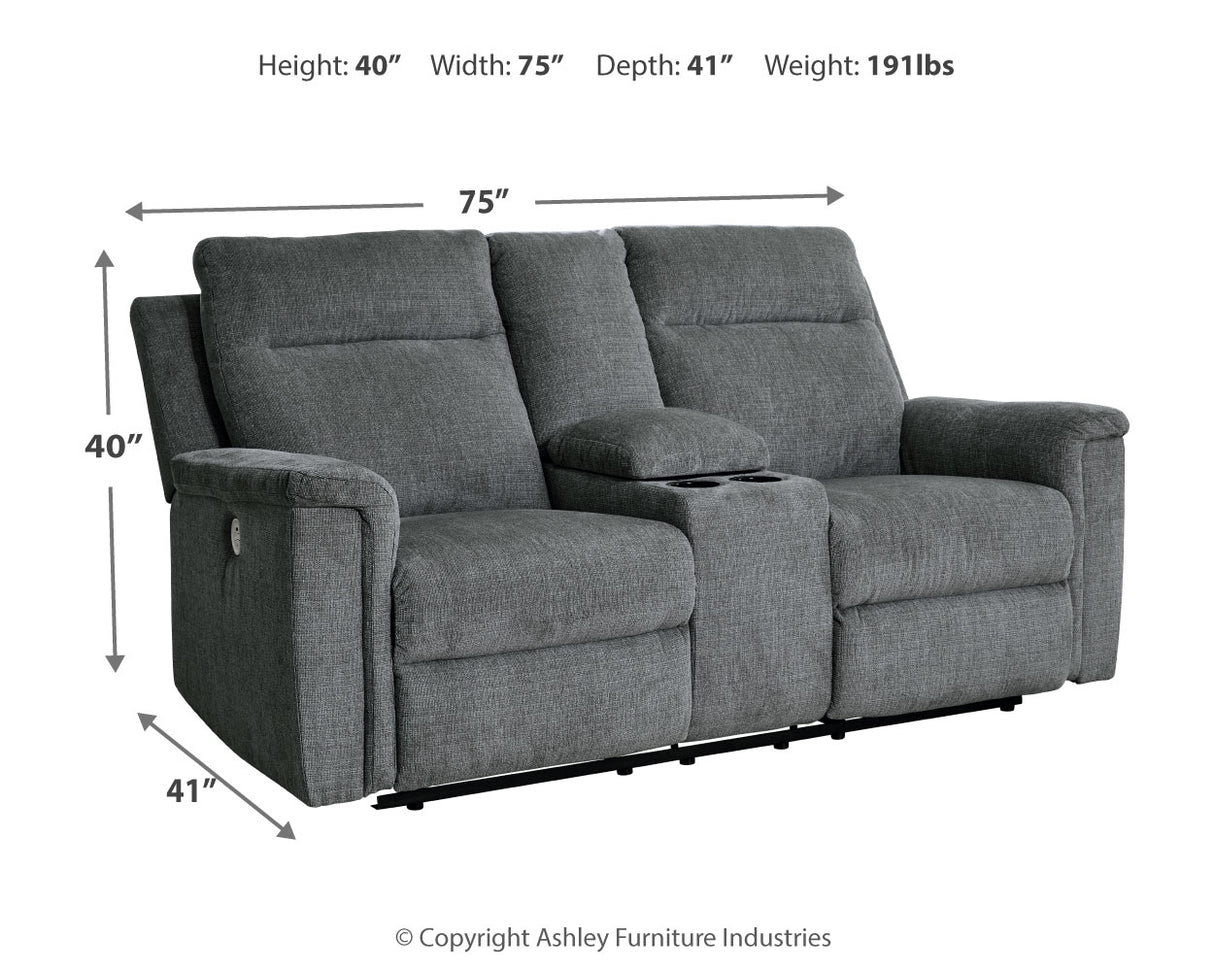 Barnsana Power Reclining Sofa, Loveseat and Recliner