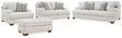 Furniture City Houma - Ashley Furniture - Brebryan Sofa, Loveseat, Oversized Chair and Ottoman - Sofa, Loveseat, Oversized Chair and Ottoman - 34401U4
