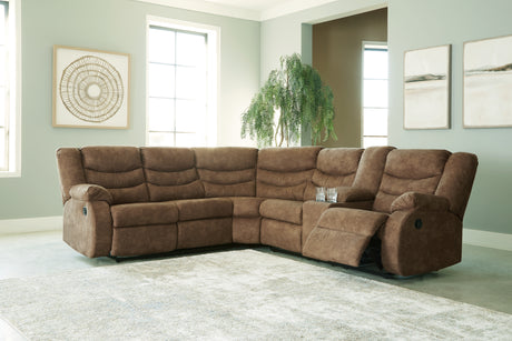 Furniture City Houma - Ashley Furniture - Partymate 2-Piece Reclining Sectional - 2-Piece Reclining Sectional - 36902S1