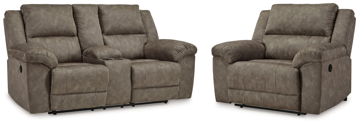 Furniture City Houma - Ashley Furniture - Laresview Reclining Loveseat and Oversized Recliner - Reclining Loveseat and Oversized Recliner - 37203U2