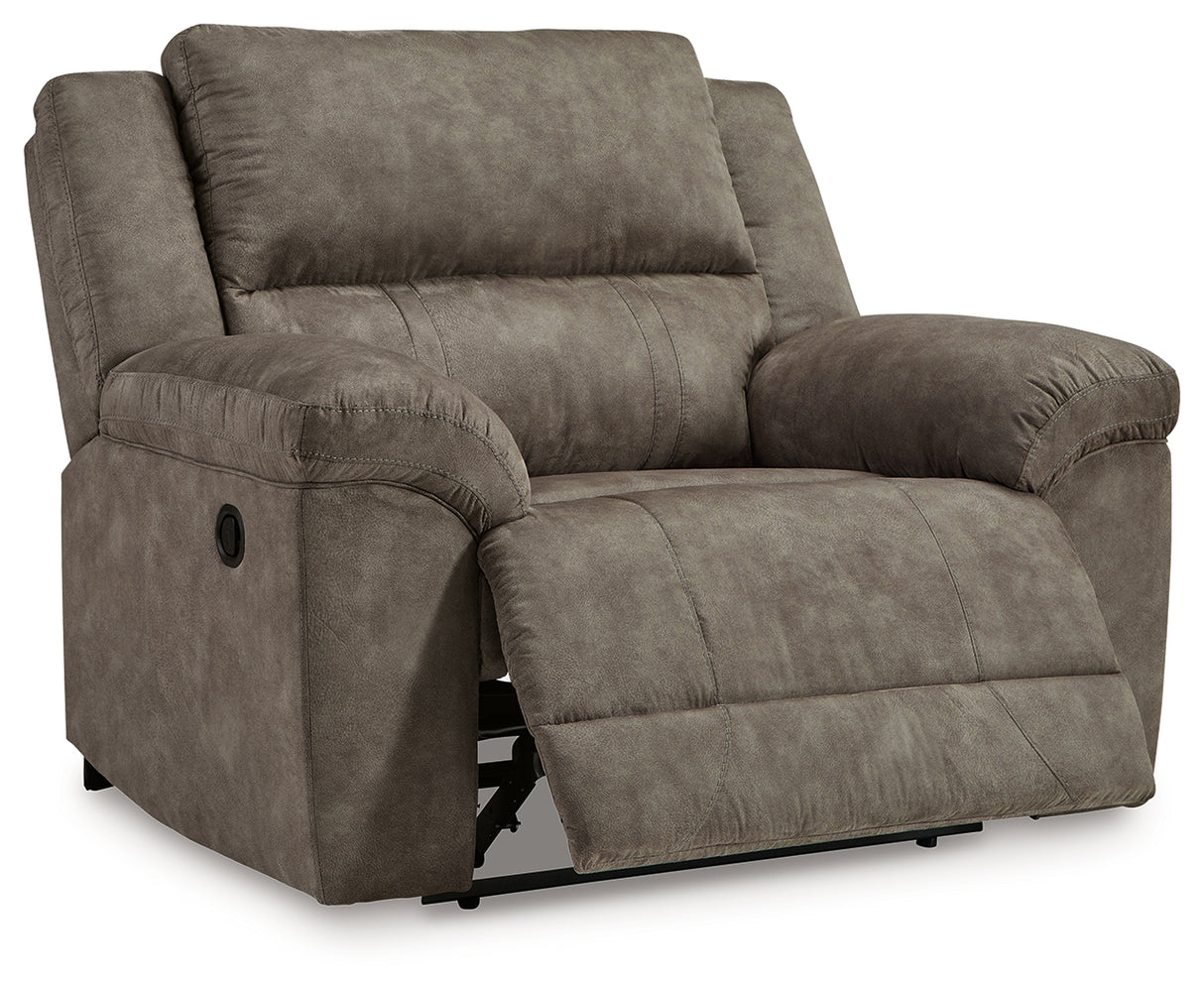 Laresview Reclining Sofa and Oversized Recliner
