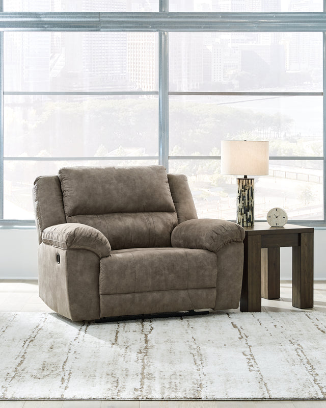 Furniture City Houma - Ashley Furniture - Laresview Oversized Recliner - Zero Wall Wide Seat Recliner - 3720352