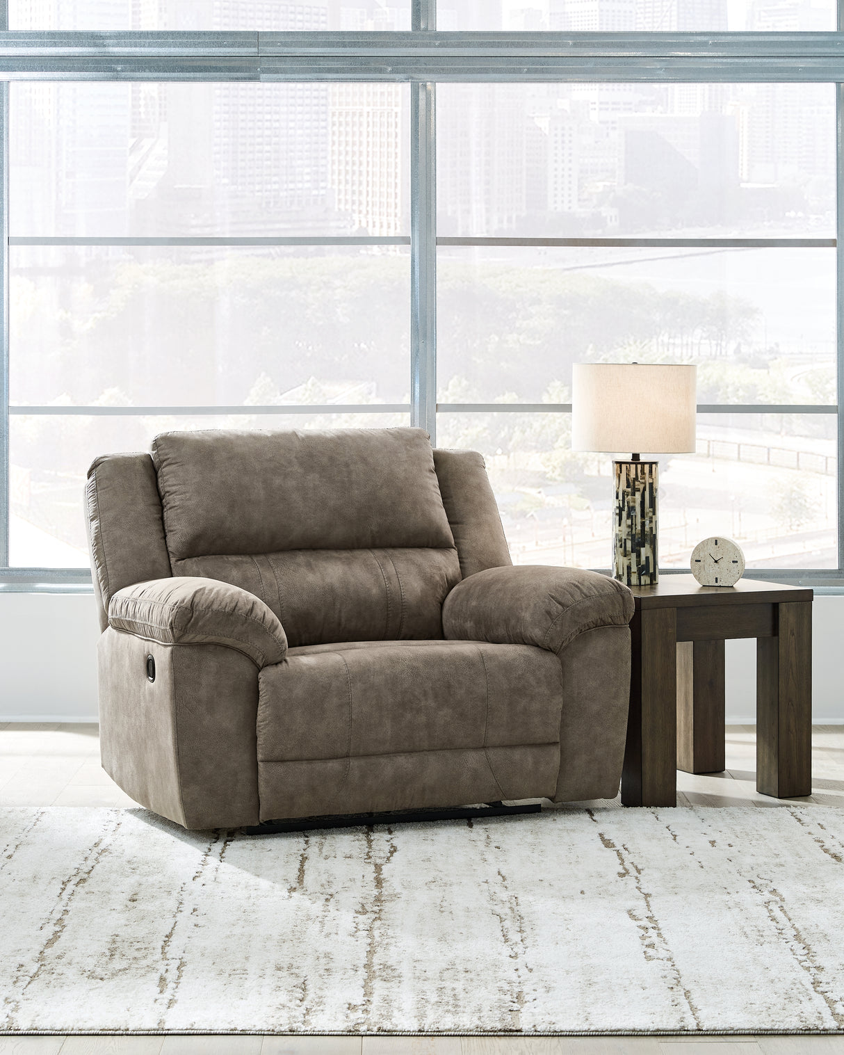 Laresview Reclining Loveseat and Oversized Recliner