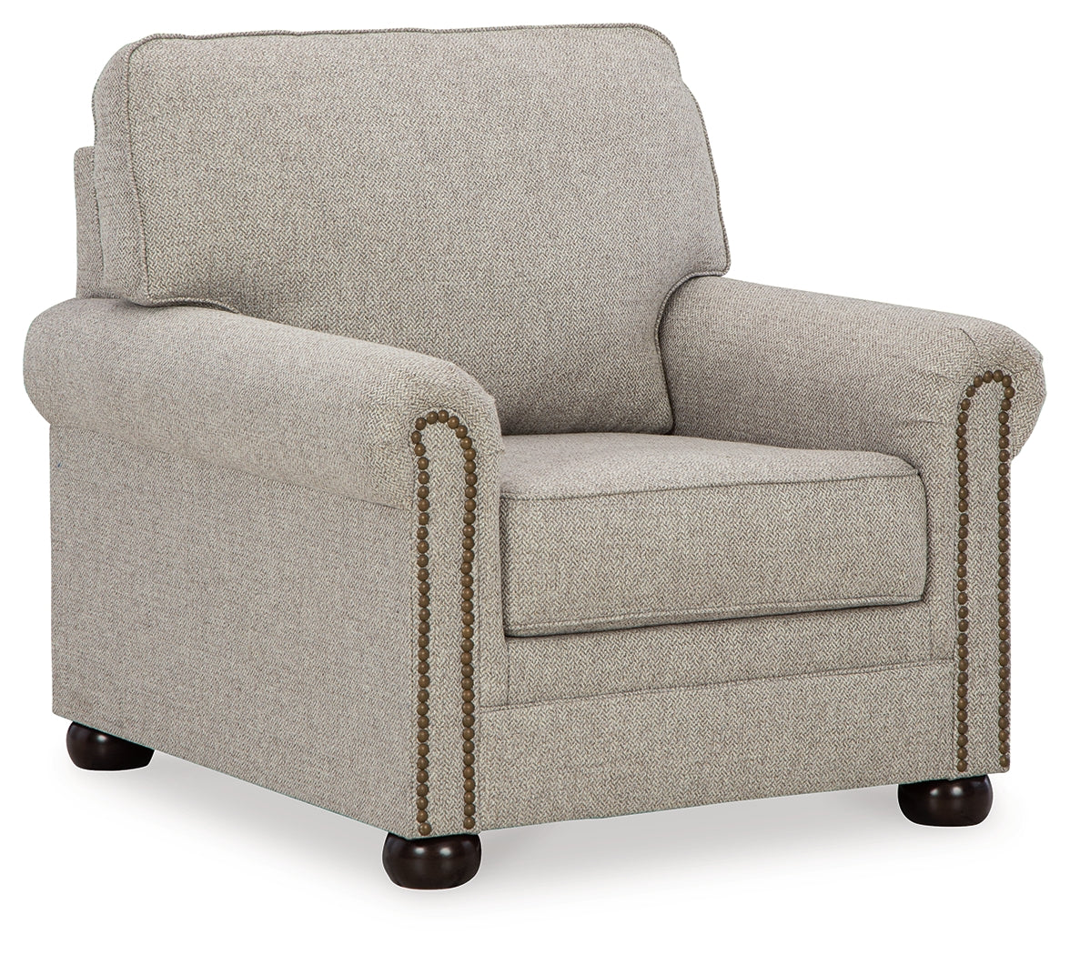 Gaelon Sofa, Loveseat, Chair and Ottoman
