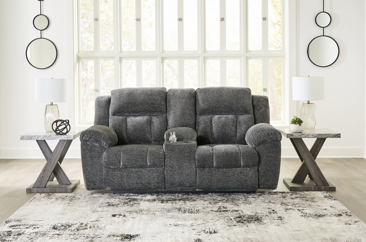 Frohn Reclining Loveseat with Console and 2 Recliners