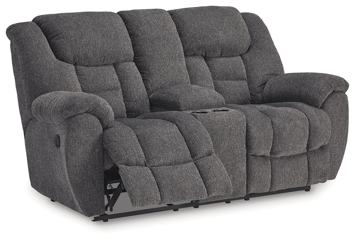 Foreside Reclining Sofa and Loveseat