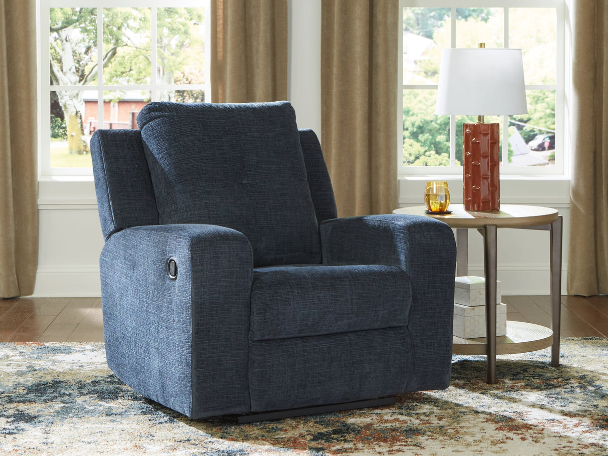 Furniture City Houma - Ashley Furniture - Danum Recliner - Zero Wall Recliner / Ink - 3880629